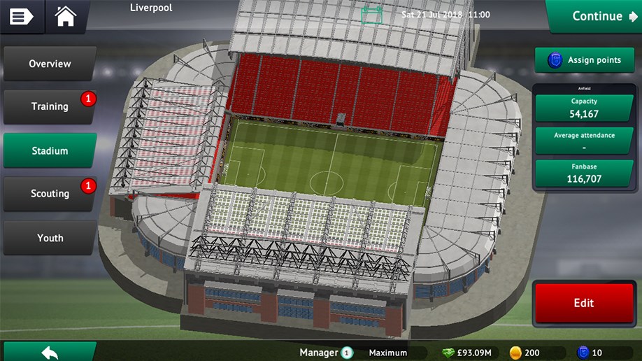 Soccer Manager 2019 Build The Ultimate Stadium